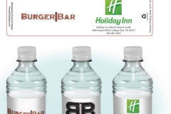 BurgerBar Custom Bottled Water Label