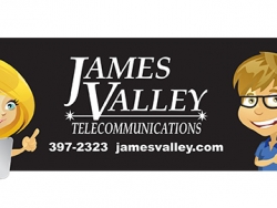James Valley Telecommunications Custom Bottled Water Label