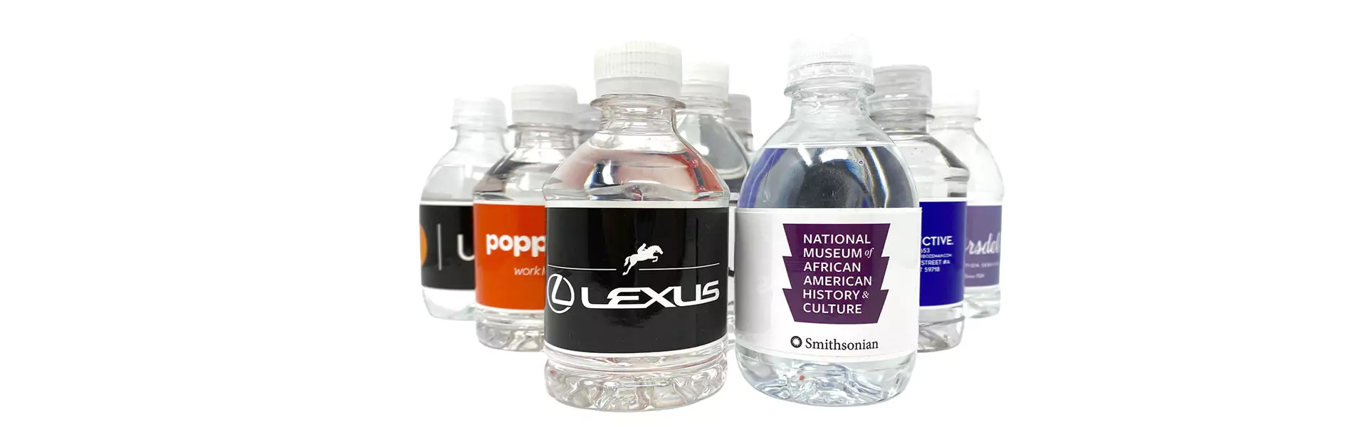 custom logo water bottle labels