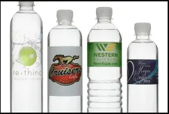 mini water bottle labels