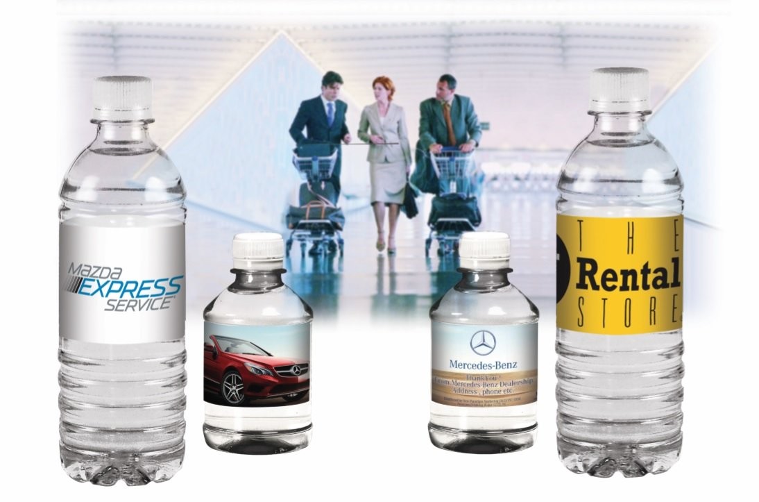 custom bottled water