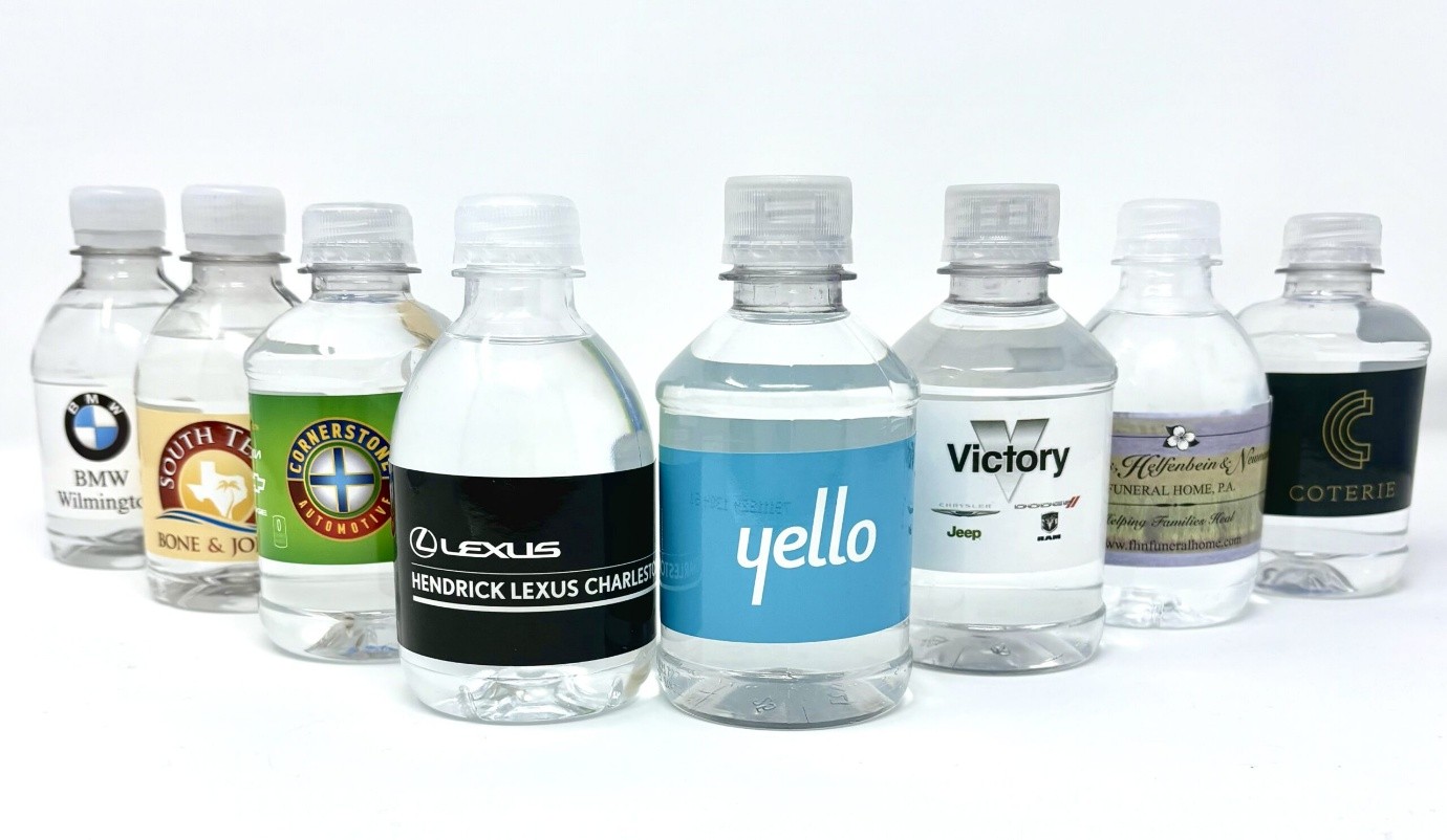 custom logo water bottles