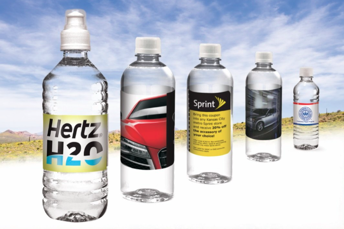 custom logo water bottles