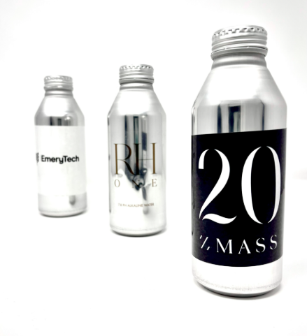 custom labeled water