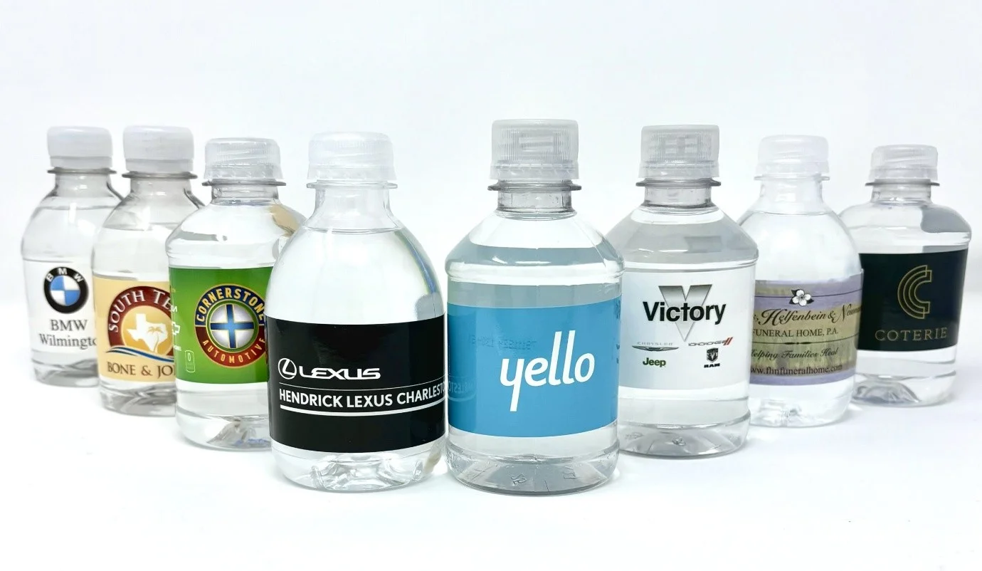 custom printed bottled water