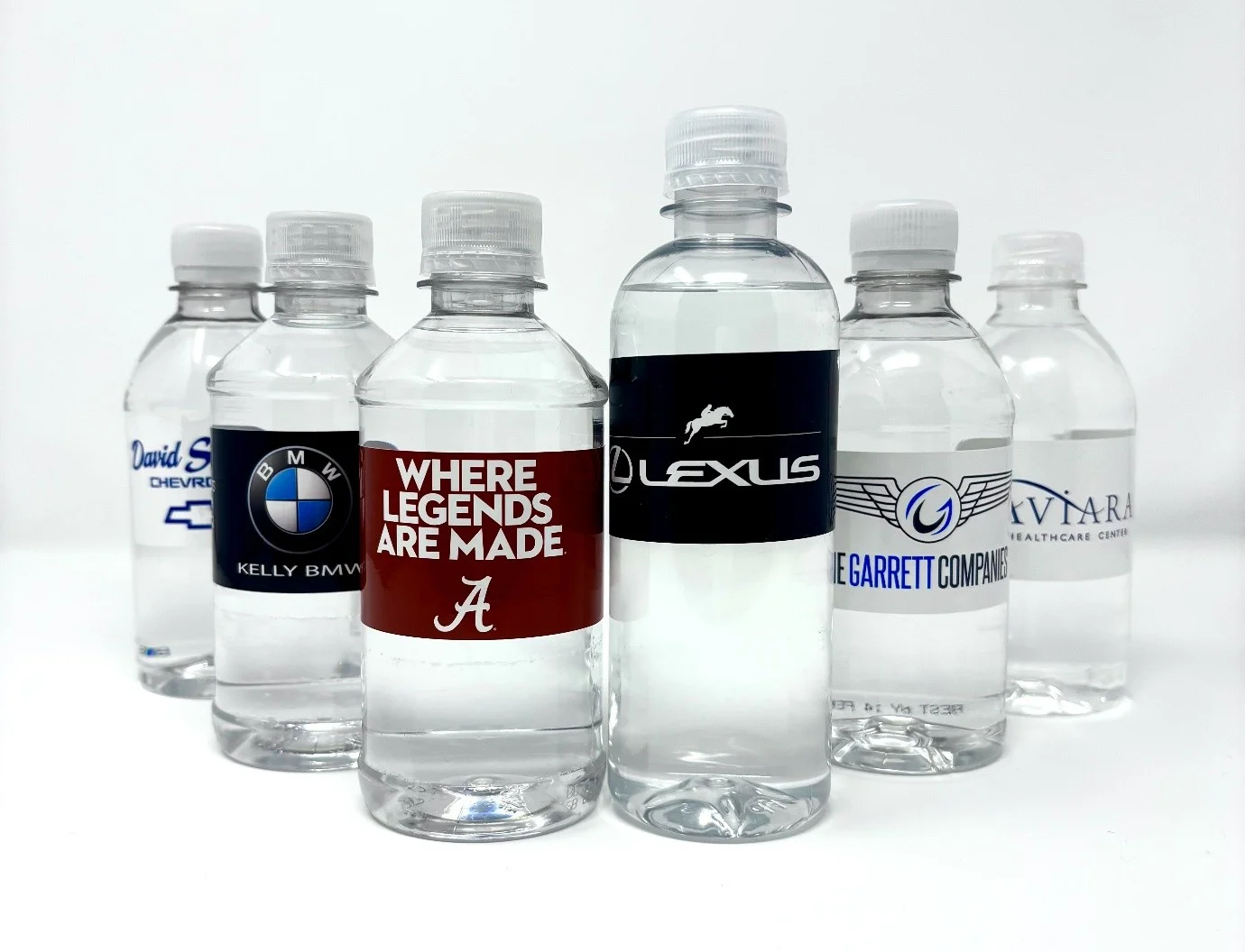 water bottle labels