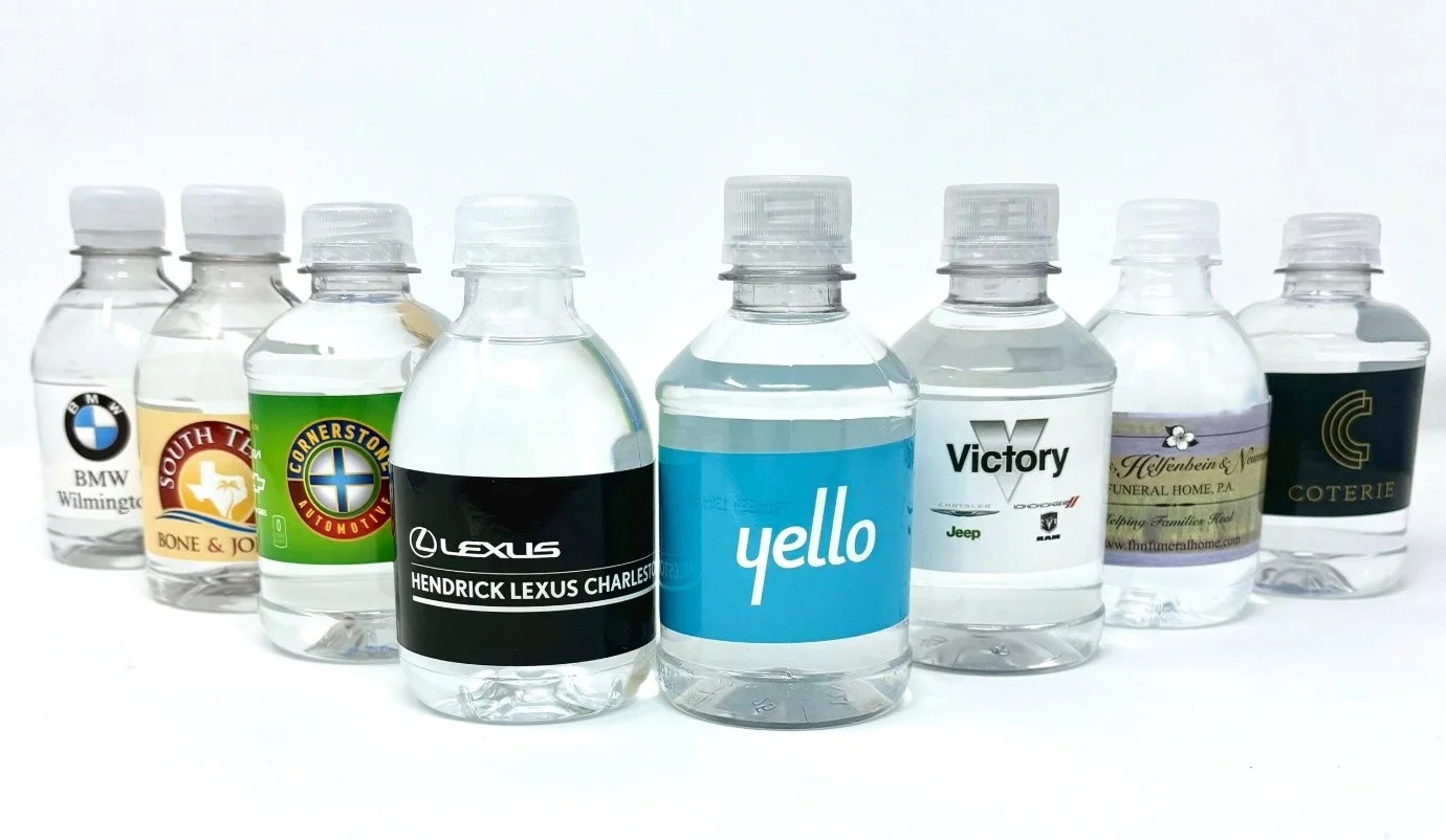 custom water bottle labels