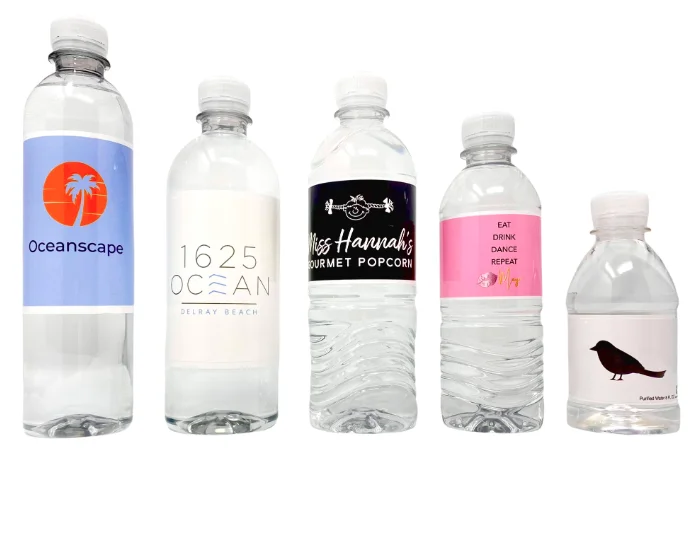 custom label water